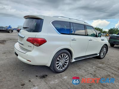 Trzecie zdjęcie samochodu z tyłu: 2017 INFINITI QX80 BASE VIN:JN8AZ2NF6H9640034 - miniatura