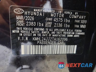 Zdjęcie 13 z 13 samochodu: 2026 HYUNDAI SONATA HYBRID BLUE VIN:KMHL24JJ2TA162096 - miniatura
