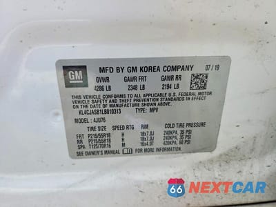 Zdjęcie 13 z 13 samochodu: 2020 BUICK ENCORE PREFERRED VIN:KL4CJASB1LB010313 - miniatura