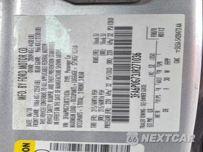 Zdjęcie 12 z 12 samochodu: 2018 FORD FUSION S VIN:3FA6P0G73JR271036 - miniatura