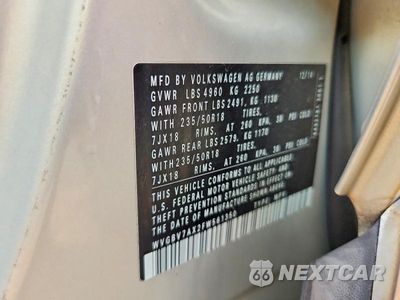Zdjęcie 14 z 14 samochodu: 2015 VOLKSWAGEN TIGUAN S VIN:WVGBV7AX2FW561350 - miniatura