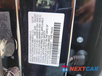 Zdjęcie 13 z 13 samochodu: 2026 HONDA RIDGELINE BLACK EDITION VIN:5FPYK3F83TB025077 - miniatura