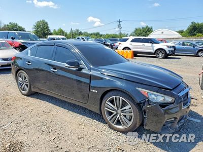 Czwarte zdjęcie samochodu z boku: 2015 INFINITI Q50 HYBRID SPORT VIN:JN1AV7AP2FM790819 - miniatura
