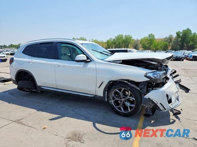 Czwarte zdjęcie samochodu z boku: 2022 BMW X3 XDRIVE30I VIN:5UX53DP02N9M87438 - miniatura