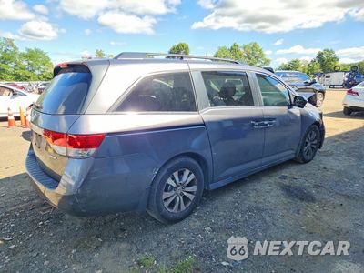 Trzecie zdjęcie samochodu z tyłu: 2017 HONDA ODYSSEY SE VIN:5FNRL5H35HB014273 - miniatura