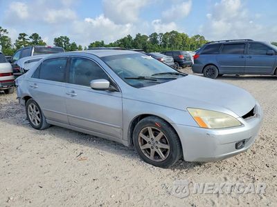 Czwarte zdjęcie samochodu z boku: 2004 HONDA ACCORD EX VIN:1HGCM66544A037853 - miniatura