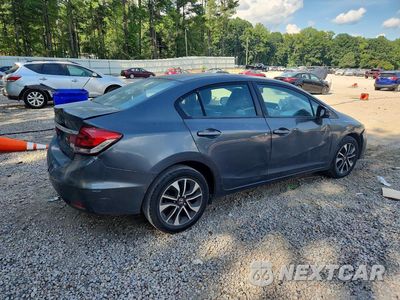 Trzecie zdjęcie samochodu z tyłu: 2013 HONDA CIVIC EXL VIN:2HGFB2F96DH524486 - miniatura