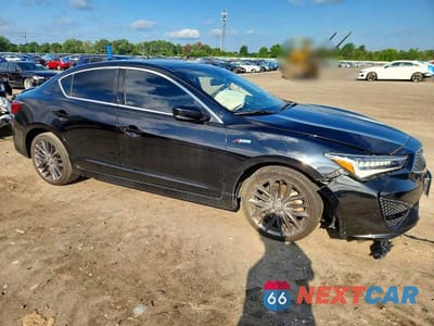 Czwarte zdjęcie samochodu z boku: 2022 ACURA ILX PREMIUM A-SPEC VIN:19UDE2F81NA006288 - miniatura