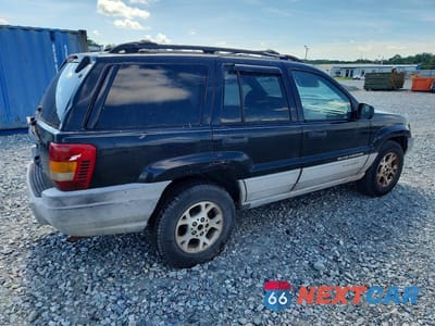 Trzecie zdjęcie samochodu z tyłu: 2000 JEEP GRAND CHEROKEE LAREDO VIN:1J4G248S8YC113978 - miniatura