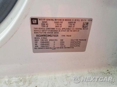 Zdjęcie 12 z 12 samochodu: 2017 CHEVROLET SILVERADO K1500 LT VIN:3GCUKREC0HG270226 - miniatura