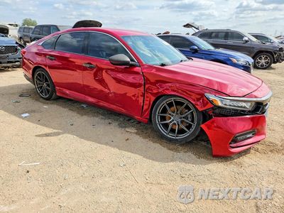 Czwarte zdjęcie samochodu z boku: 2019 HONDA ACCORD SPORT VIN:1HGCV1F36KA091330 - miniatura