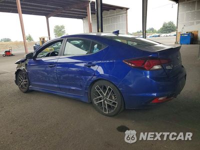 Drugie zdjęcie samochodu z przodu: 2020 HYUNDAI ELANTRA SPORT VIN:KMHD04LB6LU944514 - miniatura