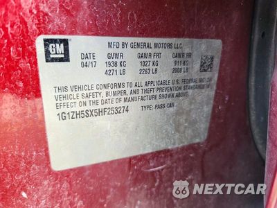 Zdjęcie 12 z 12 samochodu: 2017 CHEVROLET MALIBU PREMIER VIN:1G1ZH5SX5HF253274 - miniatura