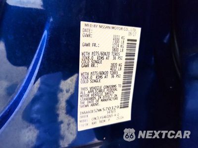 Zdjęcie 12 z 12 samochodu: 2017 NISSAN TITAN PLATINUM RESERVE VIN:1N6AA1E52HN570329 - miniatura