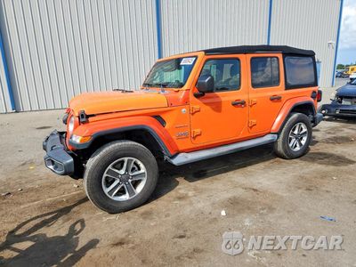 2018 JEEP WRANGLER UNLIMITED SAHARA 1C4HJXEG7JW323443 - główne zdjęcie licytacji z USA - miniatura