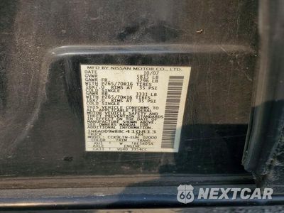 Zdjęcie 12 z 12 samochodu: 2008 NISSAN FRONTIER SE V6 VIN:1N6AD09W88C410813 - miniatura