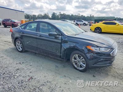 Czwarte zdjęcie samochodu z boku: 2018 FORD FUSION SE VIN:3FA6P0HD1JR228772 - miniatura