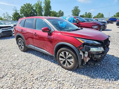 Czwarte zdjęcie samochodu z boku: 2023 NISSAN ROGUE SV VIN:5N1BT3BB5PC763393 - miniatura
