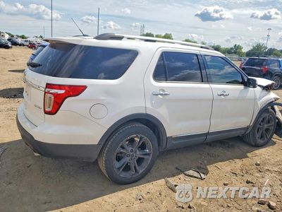 Trzecie zdjęcie samochodu z tyłu: 2014 FORD EXPLORER LIMITED VIN:1FM5K7F86EGB87048 - miniatura