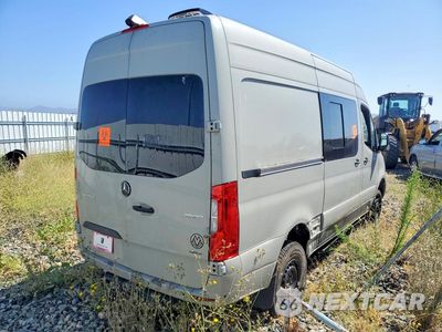 Trzecie zdjęcie samochodu z tyłu: 2019 MERCEDES-BENZ SPRINTER 2500/3500 DELIVERY VAN VIN:WD4FF0CD9KP191022 - miniatura