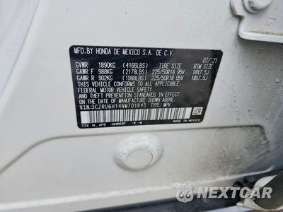 Zdjęcie 12 z 12 samochodu: 2022 HONDA HR-V SPORT VIN:3CZRU6H14NM701845 - miniatura