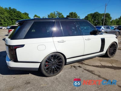 Trzecie zdjęcie samochodu z tyłu: 2017 LAND ROVER RANGE ROVER AUTOBIOGRAPHY VIN:SALGV2FE5HA336823 - miniatura