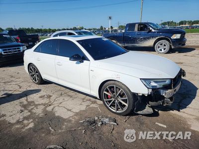Czwarte zdjęcie samochodu z boku: 2018 AUDI A4 PREMIUM PLUS VIN:WAUENAF4XJA150603 - miniatura