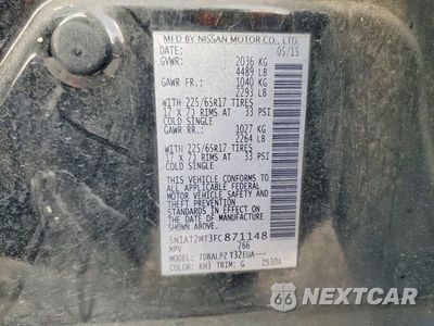 Zdjęcie 14 z 14 samochodu: 2015 NISSAN ROGUE S VIN:5N1AT2MT3FC871148 - miniatura