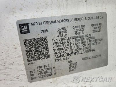 Zdjęcie 13 z 13 samochodu: 2020 CHEVROLET TRAX LS VIN:3GNCJNSB9LL148944 - miniatura