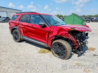 Czwarte zdjęcie samochodu z boku: 2022 FORD EXPLORER XLT VIN:1FMSK8DH1NGC01305 - miniatura