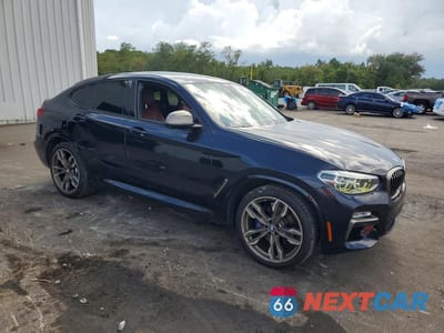 Czwarte zdjęcie samochodu z boku: 2019 BMW X4 M40I VIN:5UXUJ5C58KLJ63627 - miniatura