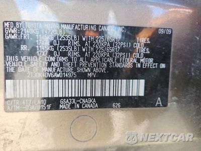 Zdjęcie 12 z 12 samochodu: 2010 TOYOTA RAV4 LIMITED VIN:2T3DK4DV6AW014975 - miniatura