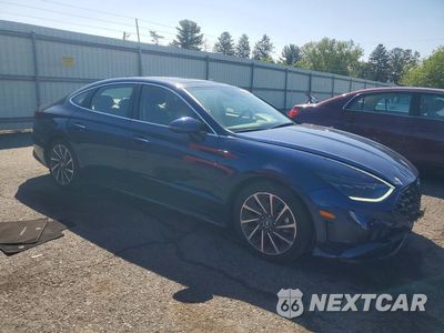 Czwarte zdjęcie samochodu z boku: 2022 HYUNDAI SONATA LIMITED VIN:5NPEH4J21NH139831 - miniatura