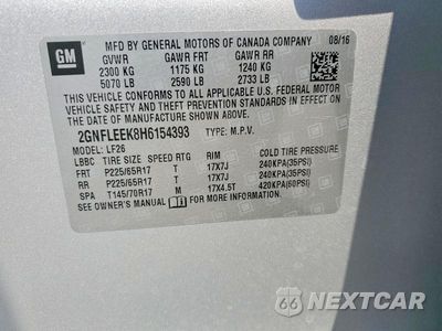 Zdjęcie 13 z 13 samochodu: 2017 CHEVROLET EQUINOX LS VIN:2GNFLEEK8H6154393 - miniatura