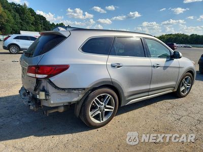 Trzecie zdjęcie samochodu z tyłu: 2017 HYUNDAI SANTA FE LIMITED ULTIMATE VIN:KM8SR4HF8HU170878 - miniatura