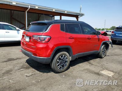 Trzecie zdjęcie samochodu z tyłu: 2018 JEEP COMPASS TRAILHAWK VIN:3C4NJDDB9JT501205 - miniatura