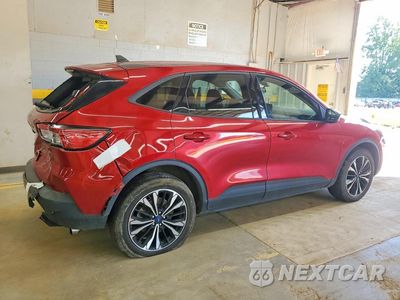 Trzecie zdjęcie samochodu z tyłu: 2022 FORD ESCAPE SE VIN:1FMCU9G65NUC01582 - miniatura