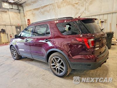Drugie zdjęcie samochodu z przodu: 2018 FORD EXPLORER SPORT VIN:1FM5K8GT9JGB05204 - miniatura