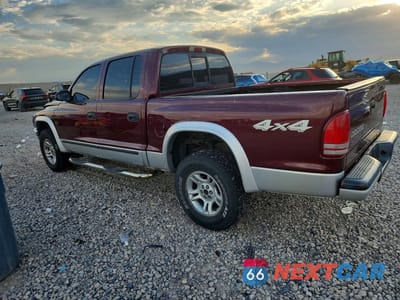 Drugie zdjęcie samochodu z przodu: 2003 DODGE DAKOTA QUAD SLT VIN:1D7HG48N23S204755 - miniatura