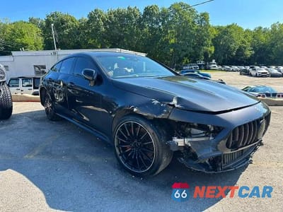 Czwarte zdjęcie samochodu z boku: 2019 MERCEDES-BENZ AMG GT 53 VIN:WDD7X6BBXKA009769 - miniatura