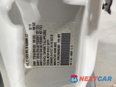 Zdjęcie 13 z 13 samochodu: 2017 HONDA ODYSSEY EXL VIN:5FNRL5H66HB019881 - miniatura