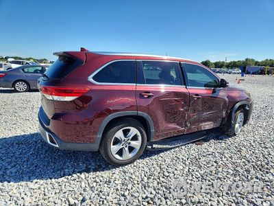 Trzecie zdjęcie samochodu z tyłu: 2019 TOYOTA HIGHLANDER LIMITED VIN:5TDYZRFH2KS351180 - miniatura
