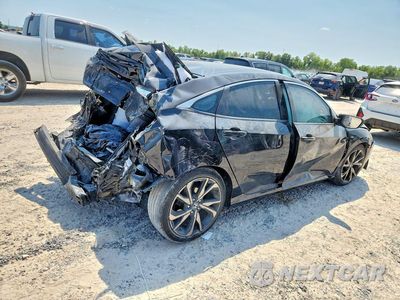 Trzecie zdjęcie samochodu z tyłu: 2019 HONDA CIVIC SPORT VIN:2HGFC2F81KH566940 - miniatura