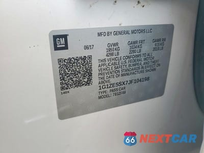 Zdjęcie 12 z 12 samochodu: 2018 CHEVROLET MALIBU PREMIER VIN:1G1ZE5SX7JF104198 - miniatura