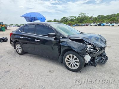 Czwarte zdjęcie samochodu z boku: 2019 NISSAN SENTRA SV VIN:3N1AB7AP6KY261227 - miniatura