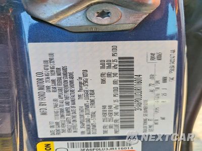 Zdjęcie 12 z 12 samochodu: 2018 FORD FUSION SE HYBRID VIN:3FA6P0LU3JR116014 - miniatura