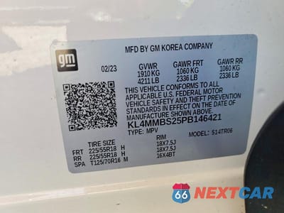 Zdjęcie 13 z 13 samochodu: 2023 BUICK ENCORE GX PREFERRED VIN:KL4MMBS25PB146421 - miniatura