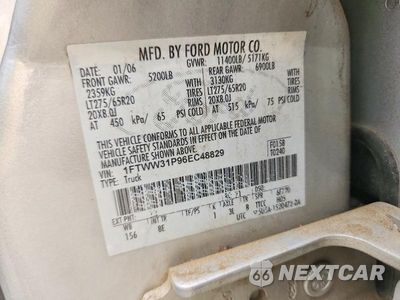 Zdjęcie 13 z 13 samochodu: 2006 FORD F350 SRW SUPER DUTY VIN:1FTWW31P96EC48829 - miniatura