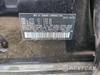 Zdjęcie 12 z 12 samochodu: 2025 SUBARU LEGACY PREMIUM VIN:4S3BWAD67S3021957 - miniatura