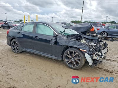 Czwarte zdjęcie samochodu z boku: 2020 HONDA CIVIC SPORT VIN:2HGFC2F82LH591282 - miniatura